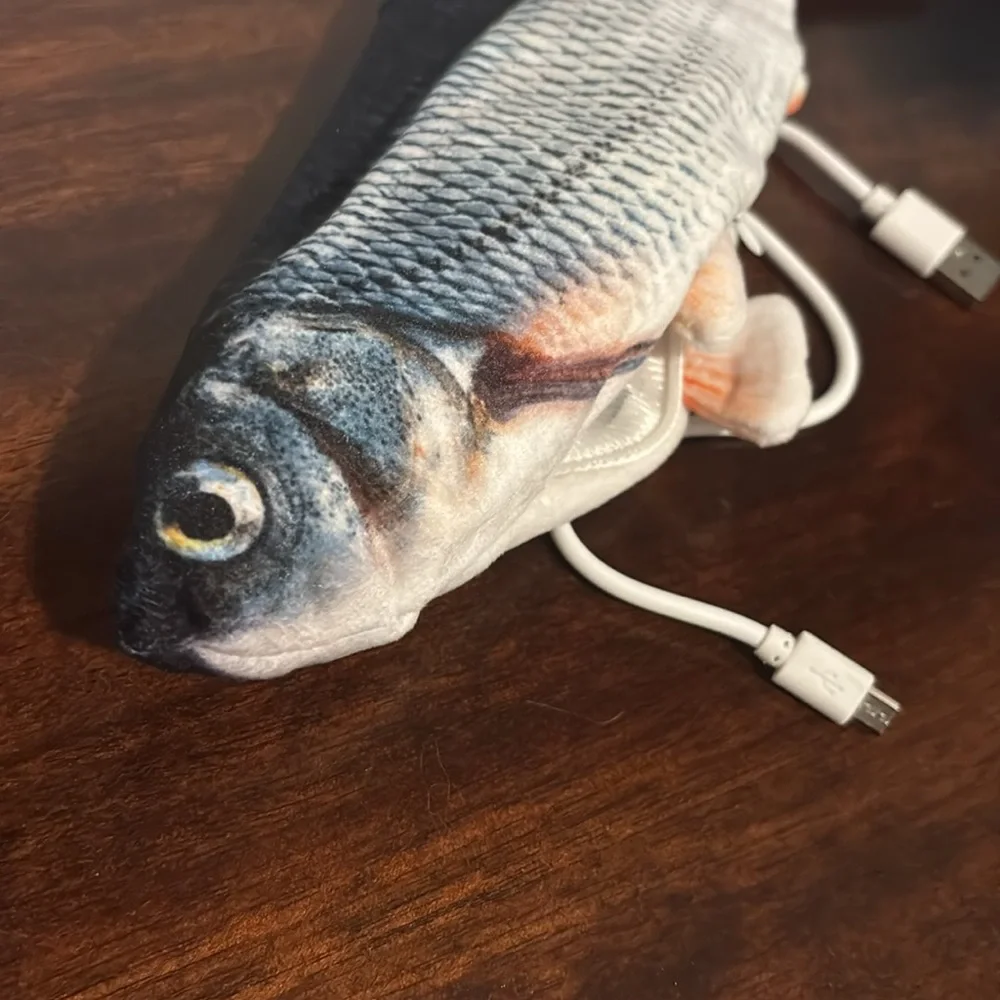 🆕 Potaroma Cat Toy Flopping Fish, Moving Kitten Kicker Floppy Fish